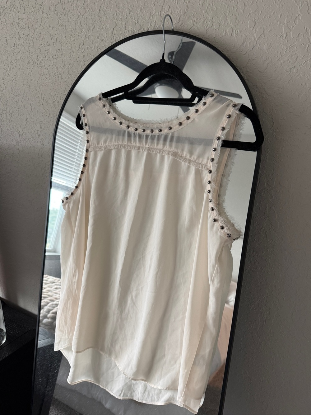 Vintage Stud-Trim Tank Top